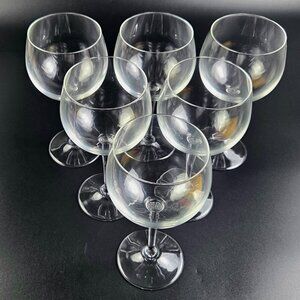 Vintage Crescendo Water/Wine Glass – Luigi Bormioli – Set of 6 – 7 3/4" Tall